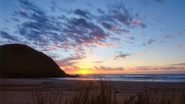 Sunrise Sandy Beach Sea Summer — Fotografia de Stock