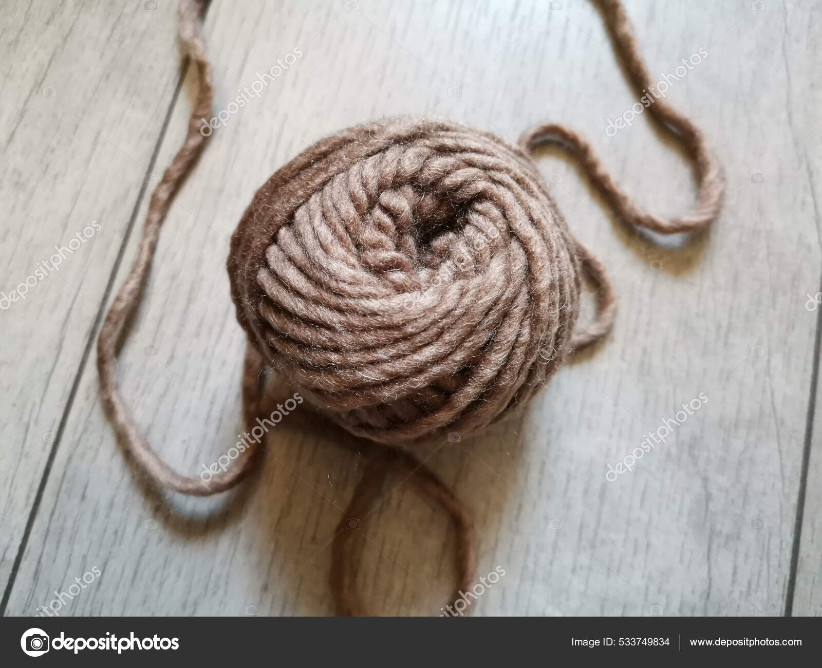 Closeup Shot Woolen Thread — Stock Photo © Wirestock #533749834