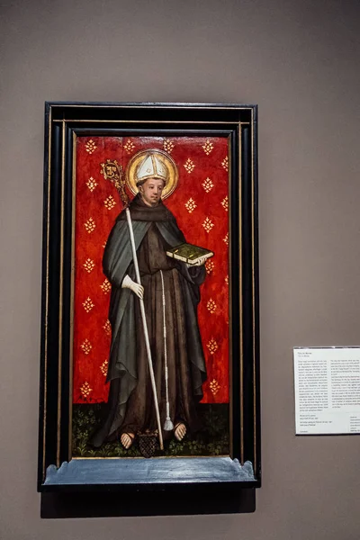 Cologne Germania Octombrie 2019 Prețioasele Picturi Lucrări Bisericești Expuse Muzeul — Fotografie, imagine de stoc