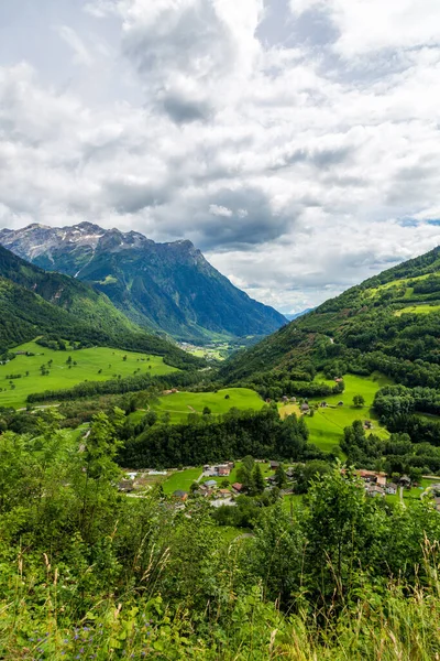 Campo Blenio Canton Ticino Switzerland Landscape View Valley — 스톡 사진