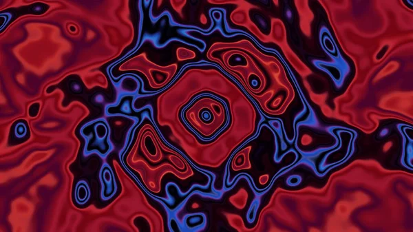 Eine Futuristische Digitale Rot Blaue Optische Täuschung Hintergrund Für Tapeten — Stockfoto