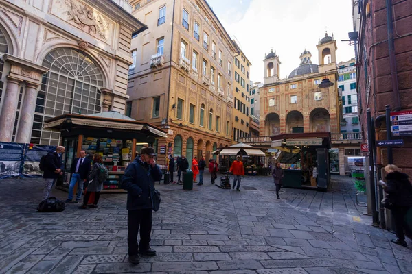 Italy Dec 2021 Генуя Италия Декабря 2021 Церковь Святого Петра — стоковое фото