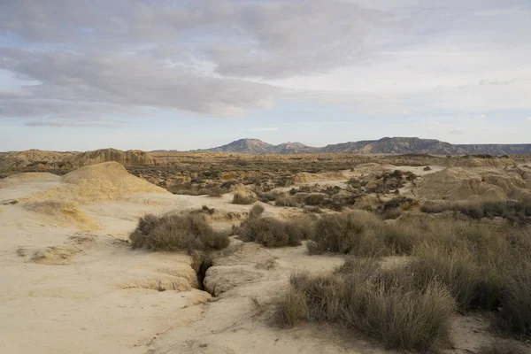 Arid Landscape Desert Bardenas Reales — Photo