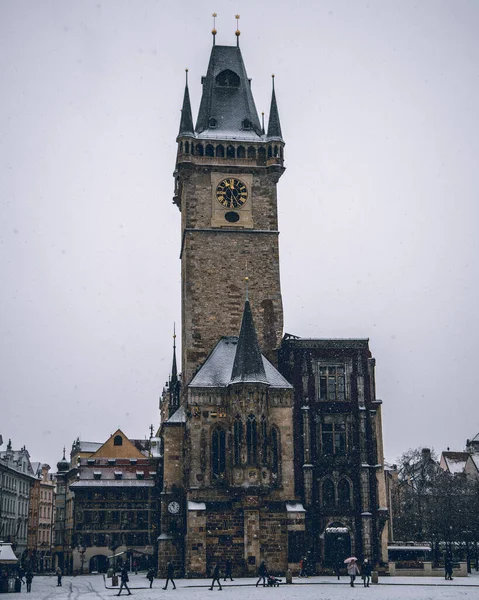 Scenic Shot Prague Astronomical Clock Tower Czech Republic — Stock Photo, Image