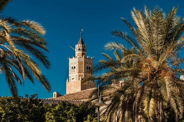 Low Angle Shot Great Mosque Testour Tunisia — Fotografia de Stock