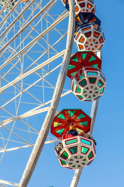 Giant Ferris Wheel Prater Park Vienna Austria — Stock Photo, Image