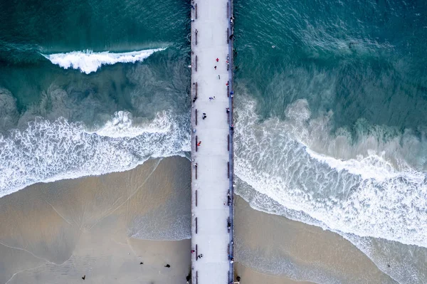 Aerial View Long Bridge Newport Beach California — Stockfoto