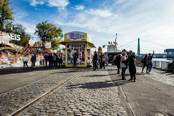 Cologne Alemania 2019 Intensa Vida Urbana Las Calles Colonia Alemania — Foto de Stock