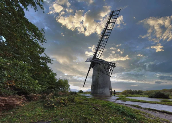 Fascinerande Bild Väderkvarn Wirral Bidston Storbritannien — Stockfoto