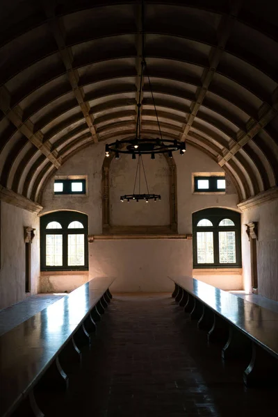 Vertical Shot Interior Convento Cristo Tomar Portugal — Fotografia de Stock