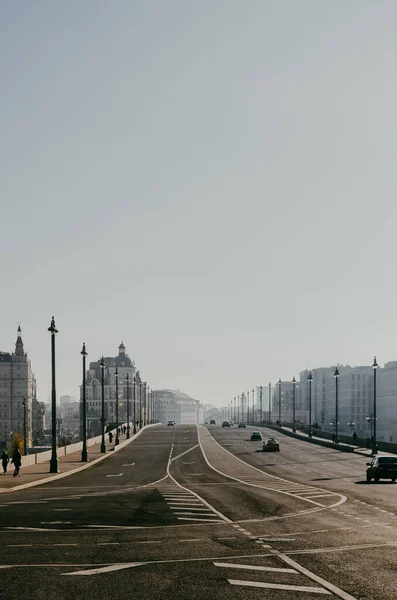 Vertical Shot Bolshoy Moskvoretsky Bridge Russia — Φωτογραφία Αρχείου