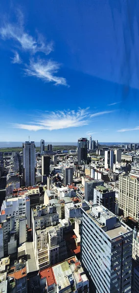 Vertical Shot Buildings Downtown Blue Sky Buenos Aires Argentina — Stockfoto