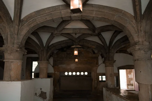 Vertical Shot Interior Convento Cristo Tomar Portugal — Stock fotografie