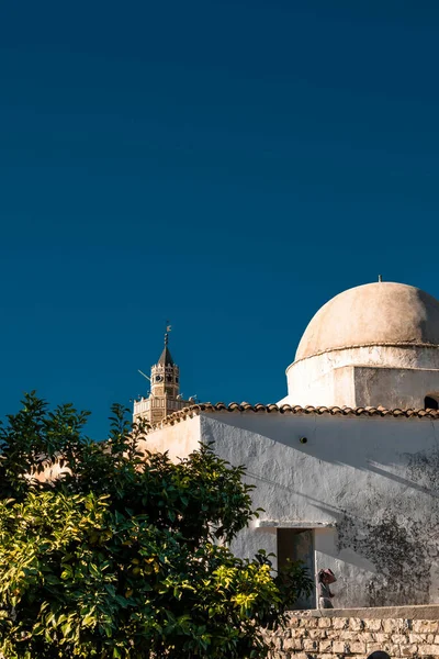 Low Angle Shot Great Mosque Testour Tunisia — Fotografia de Stock