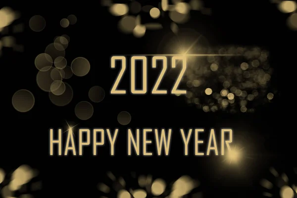 Una Representación Los Números 2022 Texto Feliz Año Nuevo Sobre — Foto de Stock