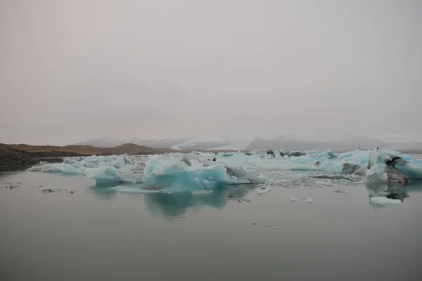 Chilling View Jokulsarlon Glacier Lagoon Iceland —  Fotos de Stock