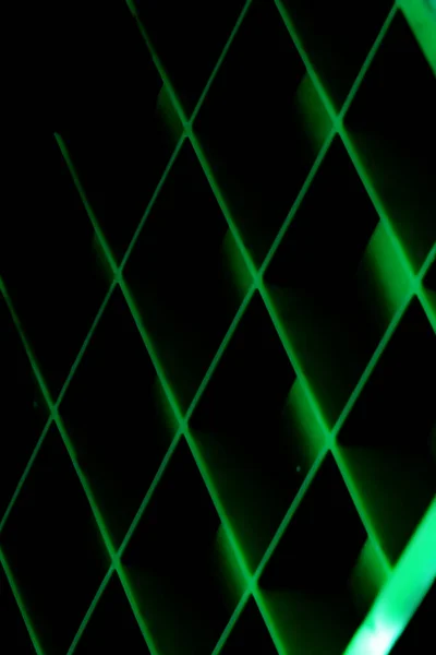 Vertical Background Wallpaper Green Rhombus Shapes Shadows Lights — Stockfoto