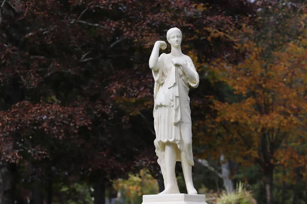 stock image The statue with fist up hand in Halifax Public Gardens. Canada