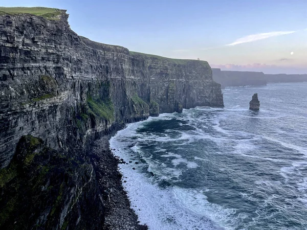 Rlanda Daki Moher Uçurumlarının Manzarası Çok Güzel — Stok fotoğraf