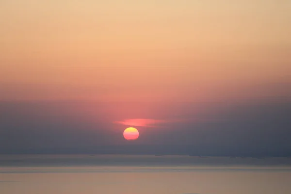 Beautiful View Sunset Sea — Fotografia de Stock