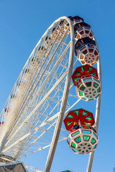 Giant Ferris Wheel Prater Park Vienna Austria — Stock Photo, Image