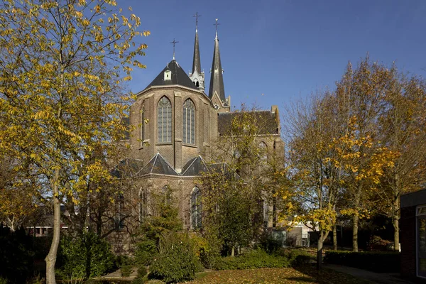 Sint Jan Geboortekerk Kilisesi Hollanda Nın Vlijmen Kentindeki Küçük Bir — Stok fotoğraf