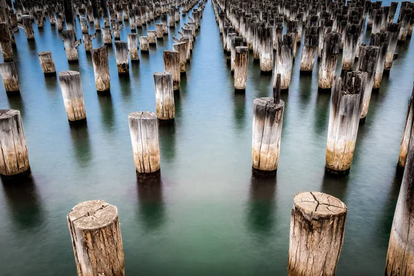 Beautiful View Princess Pier Melbourne Victoria Australia — Fotografia de Stock