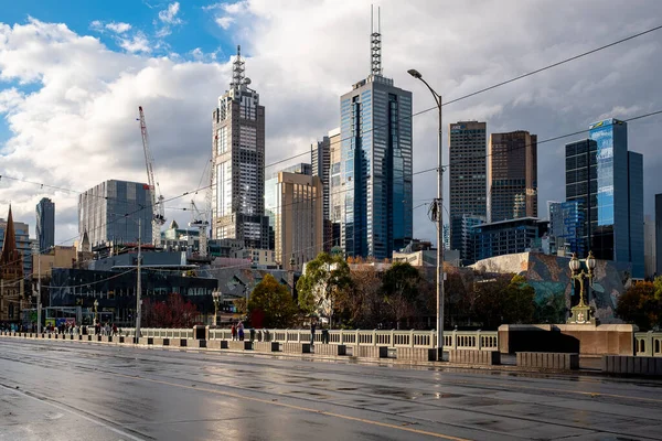 Melbourne Australya Nisan 2018 Melbourne City Centre Southbank Avustralya — Stok fotoğraf