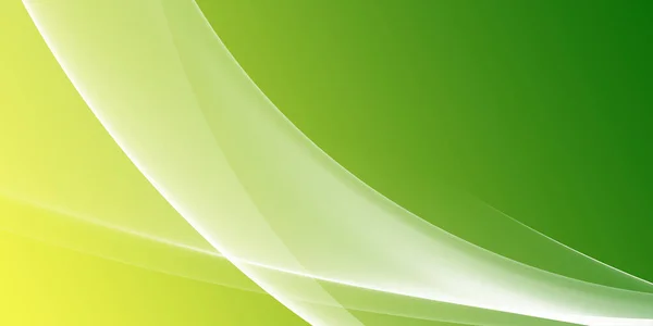 Beautiful Green Color Abstract Transparent Soft Wave Design Element — стоковое фото