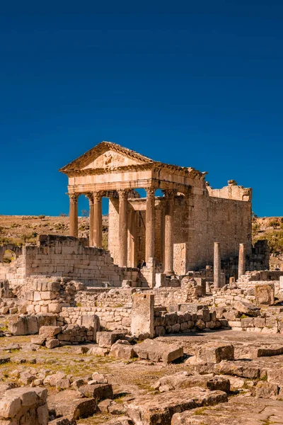 Famous Dougga Archaeological Site Tunisia — Photo