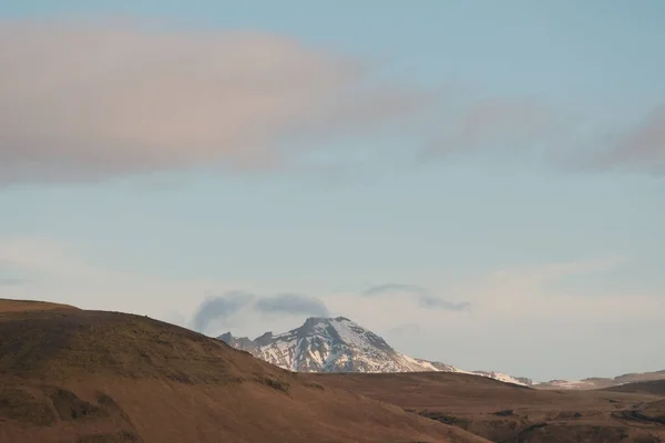 Chilling View Solheimajokull Glacier Iceland — 图库照片