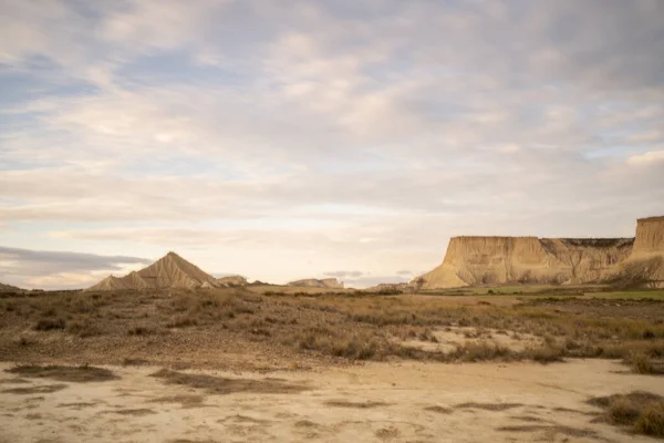 Desert Bardenas Reales Navarre Spain — Stock Fotó