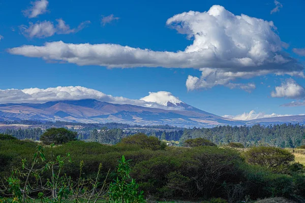 Piękne Ujęcie Wulkanu Cotopaxi Niedaleko Quito Ekwador — Zdjęcie stockowe