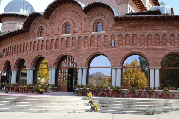 Beautiful View Front Gate Arges Monastery Curtea Romania — ストック写真