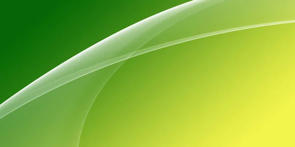 Beautiful Green Color Abstract Transparent Soft Wave Design Element — Stock Photo, Image
