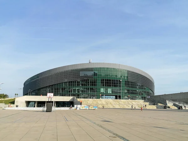 Gliwice Polen Sep 2020 Een Kijkje Van Buitenaf Bij Arena — Stockfoto