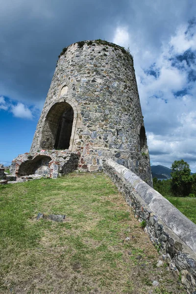 Sugar Mill Ruins Coral Usvi Virgin Islands John — стоковое фото