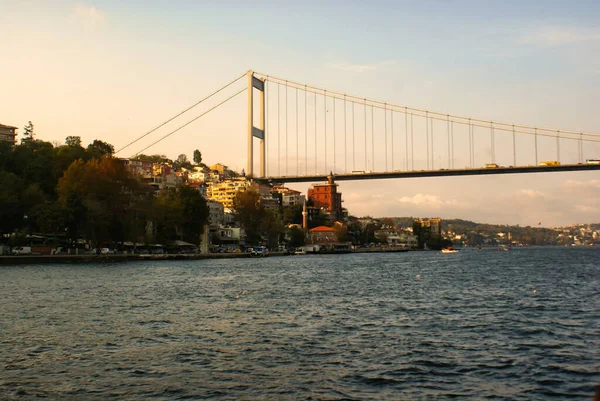 Fatih Sultan Mehmet Suspension Bridge Turkey — Stock fotografie