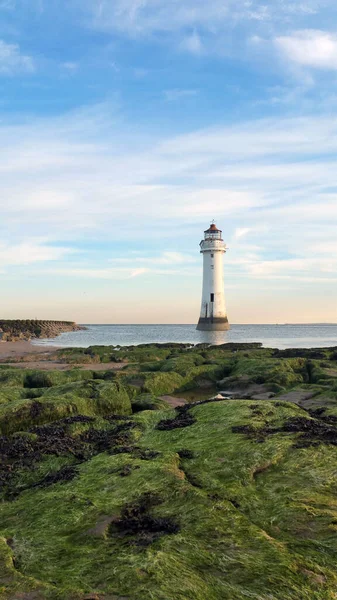 Fascinating Shot New Brighton Lighthouse — Stockfoto