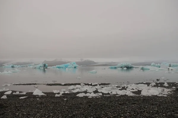 Chilling View Jokulsarlon Glacier Lagoon Iceland —  Fotos de Stock