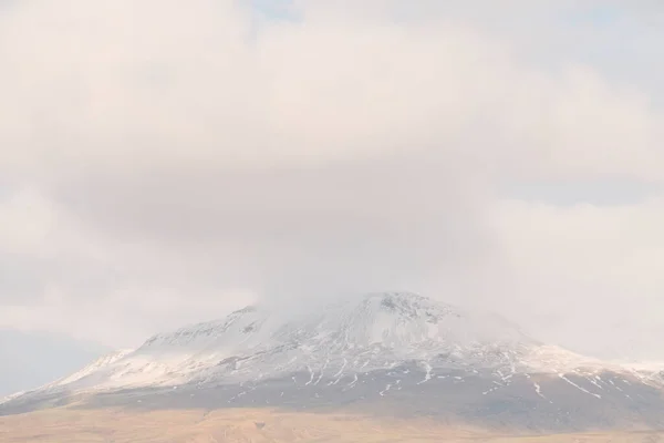 Scenic View Beautiful Thingvellir National Park Iceland Gloomy Sky — Zdjęcie stockowe