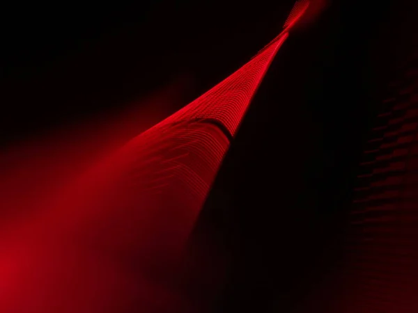 Abstract Texture Red Wave Black Background Gradient Effect — 图库照片