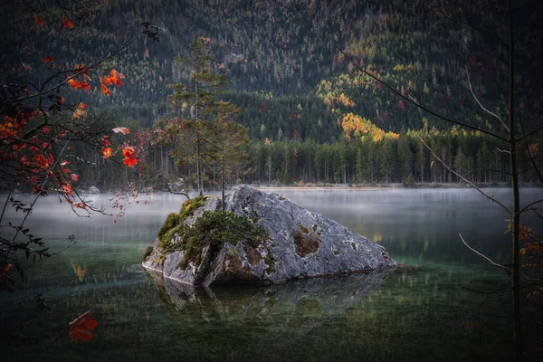 德国拉芒村附近神奇森林附近的临冬城美景 — 图库照片