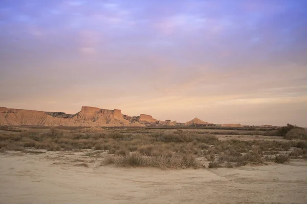 Arid Landscape Desert Bardenas Reales — Stock Photo, Image