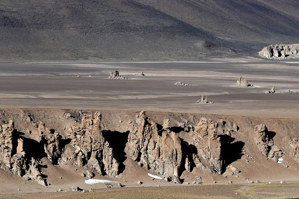 Родовище Гірських Утворень Пустельній Місцевості Атакама Чилі — стокове фото