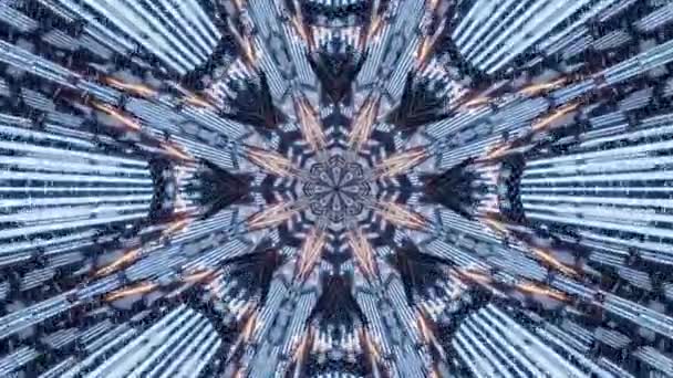 Hypnotisch Abstrakter Hintergrund Bewegung — Stockvideo