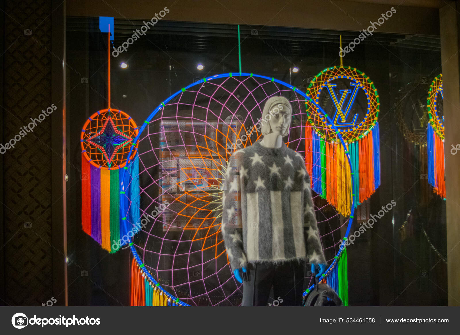 Louis Vuitton Exhibition Editorial Stock Photo - Stock Image