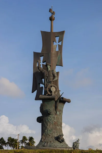 Giant Statue Christopher Columbus Arecibo Puerto Rico — Stock Fotó
