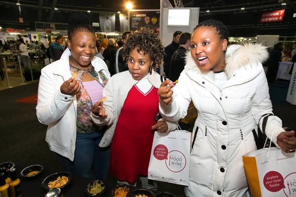 Annesburg Jižní Afrika Října 2021 Návštěvníci Baví Během Výstavy Potravin — Stock fotografie