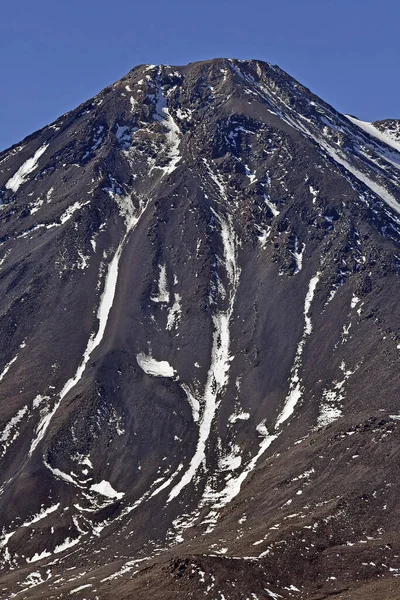 Kuzey Şili Deki Atacama Çölü Ndeki Bir Volkanın Dikey Görüntüsü — Stok fotoğraf